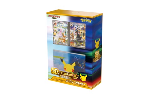 Official product image: 30th CELEBRATION Premium Deck Set Espeon & Umbreon (エーフィ・ブラッキー)